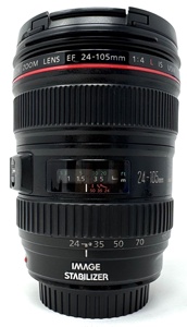 Objectif d'appareil photo concave EF 24-105mm F/4 L IS USM SLR avec revêtement antireflet, fabriqué au Japon, boîte blanche (emballage en vrac) 1000g - Product Image 4