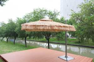 Juego de mesa y sillas de jardín grandes para exteriores con elegante sombrilla de paja para gimnasio Sombrillas De <span class=keywords><strong>Playa</strong></span> Patio Bases de sombrillas - Product Image 5