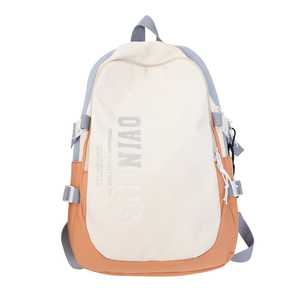 Sac à dos 3681 simple et polyvalent, grande capacité, sac de voyage, sac d'école pour étudiantes - Product Image 1
