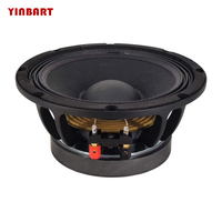YINBART Haut-parleur de portière de voiture 8 pouces, woofer médium 4 ohms, bobine vocale 2 pouces