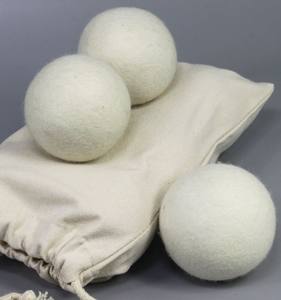 DIBE - Suavizante de Telas Natural Reutilizable, Reduce las Arrugas de la Ropa, Bolas de Secadora de Lana Ecológicas para Lavandería - Product Image 1