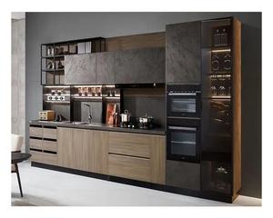 خزائن مطبخ ذكية فاخرة مخصصة للتخزين من الفولاذ المقاوم للصدأ للخارج - Product Image 1