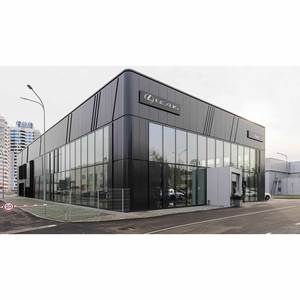 Edificio Prefabbricato in Acciaio Strutturale Leggero Certificato ASTM per <span class=keywords><strong>Sala</strong></span> Espositiva/Showroom con Saldatura, Taglio e Piegatura - Product Image 4