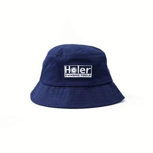 Wholesale <b>Mens</b> Womens Bulk Cotton Black Outdoor <b>Sun</b> Travel Unisex Bucket <b>Hats</b> With Logo - Product Image 1