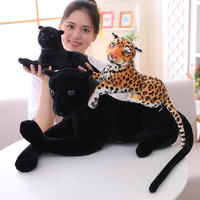 Peluche Léopard Simulation Poupée de Chiffon Léopard Panthère Ornements PP Anniversaire Enfants Coton Cadeau Garçons Tigre Unisexe 10 Pcs