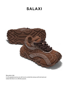 Sneakers Chunky Sportive di Lusso in Vera Pelle, <span class=keywords><strong>Scarpe</strong></span> <span class=keywords><strong>da</strong></span> Passeggio Traspiranti <span class=keywords><strong>per</strong></span> Outdoor e Trekking - Product Image 5