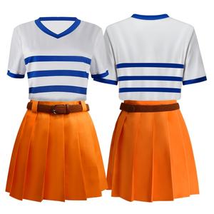 Costume de cosplay de dessin animé japonais, costume de Nami, costume de Solon, costume complet de Luffy, <span class=keywords><strong>One</strong></span> <span class=keywords><strong>Piece</strong></span>, costume de cosplay d'anime pour Halloween - Product Image 5