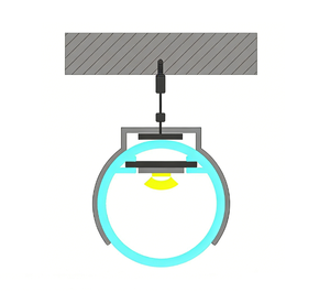 LED PC Profile <strong>Lamp</strong>/Strip Accessories Linear Light Full Circle 360 Beadless Modular Snap-on Design Easy Installation 25mm - Product Image 5