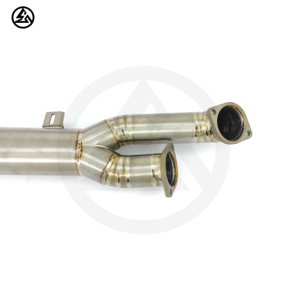 Tubo Intermedio Único de <span class=keywords><strong>Titanio</strong></span> de Alta Calidad CSZ de 101 mm para BMW M3 G80 M4 G82 M2 G87 S58 3.0T, Tubo Intermedio Recto para Escape de Carreras - Product Image 5
