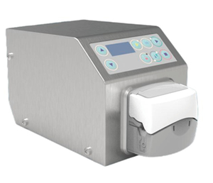 Huiyu Mini Peristaltic Pump Flip Top Spring Peristaltic Pump Head Stainless Steel Compact Size Digital Display Various Functions - Product Image 1