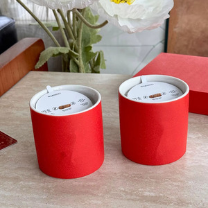 Wholesale <b>Red</b> Ceramic <b>Candle</b> Porcelain Wholesales <b>Candle</b> for Home Decor Wedding - Product Image 6