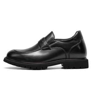 Nuevos zapatos de hombre clásicos hechos a mano de cuero de alta calidad zapatos elevadores altura creciente <span class=keywords><strong>8cm</strong></span> zapatos elevadores mocasines - Product Image 2