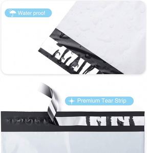 Customized Plastic Mailing <b>Bags</b> with Handle Recycled Waterproof <b>Compostable</b> Mailer <b>Bag</b> for Express Packaging Custom Logo Print - Product Image 3