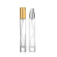 Flacon de parfum en verre de 10 ml et 15 ml, couleurs personnalisées, logo personnalisé, emballage personnalisé