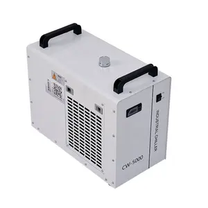 Motor su soğutmalı sanayi makinesi ile CW-5000DG 60Hz endüstriyel su soğutucu CO2 lazer kesim ve oyma makinesi