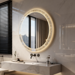 <span class=keywords><strong>Miroir</strong></span> de salle de bain intelligent <span class=keywords><strong>avec</strong></span> éclairage LED rétroéclairé, technologie anti-buée, <span class=keywords><strong>miroir</strong></span> à capteur tactile <span class=keywords><strong>avec</strong></span> <span class=keywords><strong>prise</strong></span> pour rasoir pour hôtel - Product Image 2