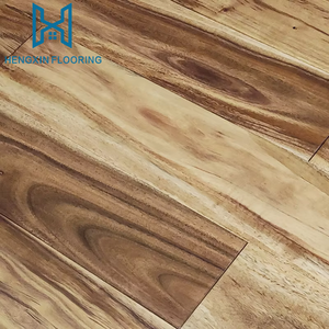 Suelo de <span class=keywords><strong>Madera</strong></span> Maciza de Acacia de 18 mm de Espesor, <span class=keywords><strong>Madera</strong></span> Dura para Interiores con Diseño Tradicional Liso, <span class=keywords><strong>Color</strong></span> Chino para Sala de Estar - Product Image 5