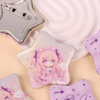 Badge Bouton Personnalisé Lumineux dans l'Obscurité, Badge en Étain Luminescent OEM, Badge Bouton Anime Personnalisé avec Logo, Broche Cadeau Promotionnel