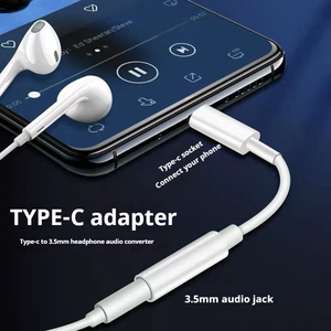 Di alta qualità da 3.5mm a tipo-c adattatore cavo di ascolto convertitore parlante per Xiaomi Huawei
