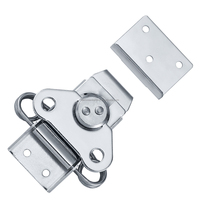 Boîtier en bois solide Stable, emballage d'importation et d'exportation, fermoir papillon, noyau de serrure, grande fermeture en acier inoxydable SUS304, verrou torsadé