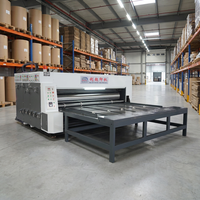 Machine d'impression flexographique semi-automatique de bonne qualité, imprimante 2, 3, 4 couleurs, machine à découper et à rainurer pour la fabrication de boîtes en carton