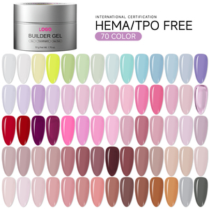 Top Ranking 50g HEMA&TPO Free Nail <b>Builder</b> Gel High Hardness Anti Yellowing Long Lasting Manicure Hard Gel OEM Service - Product Image 1