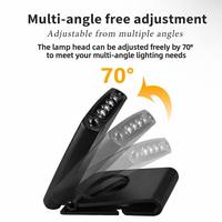 Lampe frontale LED à détecteur de mouvement, rechargeable par USB-C, légère, mains libres, idéale pour la course, la pêche, la randonnée et le camping