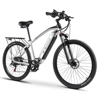 Vélo de montagne électrique 29 pouces 7 vitesses Moteur central Batterie au lithium 52V Alliage d'aluminium Sans balais