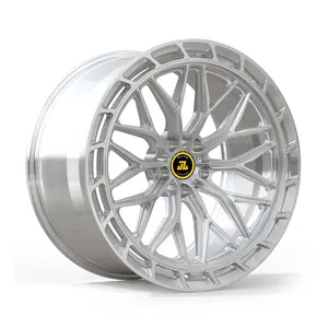 JZ custom16-26inches 6061-T6 Hợp Kim Mới Nhôm Chrome Đánh Bóng Bàn Chải Sâu Món Ăn Giả Mạo Bánh Xe Cho Mercedes G500 G63 Ford Mustang