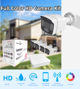 ชุดกล้องวงจรปิด TSEye 4CH 2MP IP67 กันน้ำ AHD XVR DVR พร้อมกล้องทรงกระบอกมองเห็นในเวลากลางคืนแบบสีเต็มรูปแบบ ระบบกล้องวงจรปิดรักษาความปลอดภัย - Product Image 2