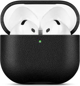 Funda de Cuero Genuino para <span class=keywords><strong>AirPods</strong></span> <span class=keywords><strong>Pro</strong></span> 2, Venta al Por Mayor de Fábrica, Cubierta Protectora de Lujo con Logotipo Personalizado, Fabricante OEM - Product Image 3
