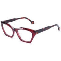 Monture de lunettes optiques Elan Optical YB6307, style œil de chat tendance, pour femmes, monture intégrale en acétate, lunettes optiques, grand stock