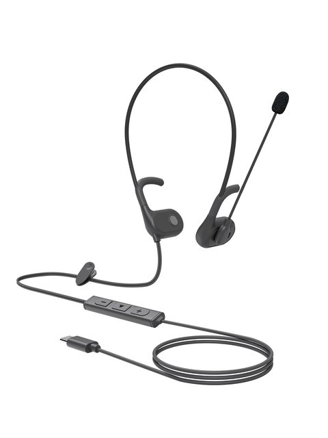 Noise Cancelling Microphone Over Ear USB Headset for Call Center PC Office Laptop Communication Headphone Wired