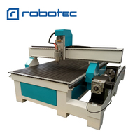 Prix usine approvisionnement 3D meubles machine de travail/1325 bois machines de fraisage avec rotatif pour multifonction