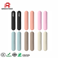 Haltères de fitness durables en silicone avec noyau en fer, logo personnalisé, pour la maison, le yoga, le Pilates, poids de main commerciaux, design antidérapant