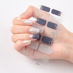 Großhandel <span class=keywords><strong>Glitter</strong></span> Nagel Gel Aufkleber Set Harz Blumen Folie <span class=keywords><strong>Nail</strong></span> Art Decals Mädchen <span class=keywords><strong>Nail</strong></span> Art Designs Dekoration Aufkleber