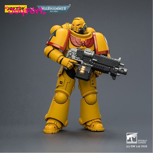 Joytoy 40k <span class=keywords><strong>Imperial</strong></span> Fists Intercessor Figurine articulée à l'échelle 1/18 Modèle de collection Officiel Authentique - Product Image 3