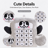 Calculatrice en peluche mignonne en gros, jouet en peluche doux, poupée calculatrice, personnage amusant, peluche éducative pour enfants, cadeau personnalisé OEM