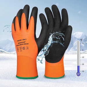 Gants d'hiver imperméables à double revêtement en latex, résistants au vent, pour travaux extérieurs, entreposage frigorifique et déneigement - Product Image 3