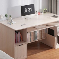 Vente en gros d'usine Grand bureau d'ordinateur de bureau avec rangement Mobilier de chambre à coucher pour bureau à domicile Grand bureau d'écriture