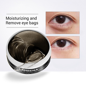LANBENA negro hidrogel de la máscara de ojo nutrir con brillo oro envío gratuito - Product Image 2