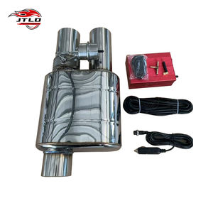 Venta al por mayor 201SS 2,5 pulgadas 2,75 pulgadas 3 pulgadas silenciador de escape universal con control remoto de recorte de válvula de salida dual - Product Image 6