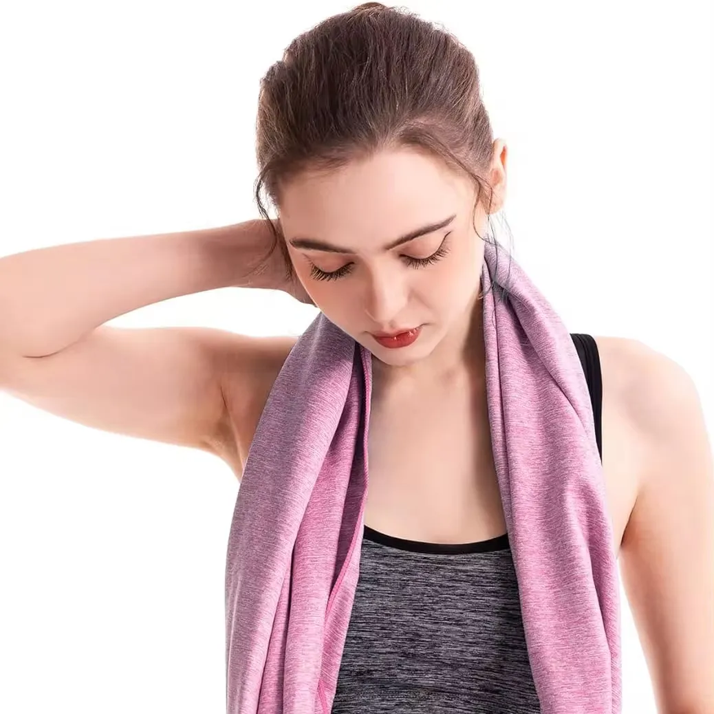 Tessuto con stampa completa ad asciugatura rapida in pelle scamosciata personalizzata asciugamano sportivo perfetto ad alta Gsm