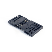 Nuevo Lector de Tarjetas Dual MUP, Conector de Tarjeta Inteligente Tipo SMT, Socket Lector de Tarjetas IC para Identificación y Reconocimiento en Puntos de Venta Bancarios