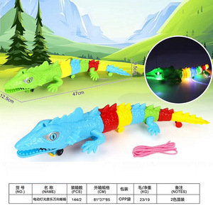 Juguete de Lagarto Eléctrico Deng Mei con Efectos de Luz y Sonido para Niños de 2 a 6 Años, Mascota Educativa de Plástico - Product Image 2