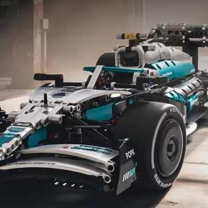 Set di Blocchi da Costruzione per Auto da Corsa F1, Mattoncini ABS in Miniatura, Giocattolo Educativo Scala 1:8, Facile da Assemblare, Apprendimento STEM Creativo - Product Image 3