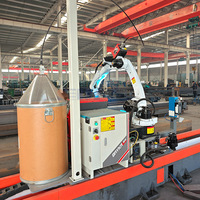 Robot de soudage intelligent avec vision 3D et suivi de la soudure pour la construction de poutres et colonnes en acier, robot de soudage offrant des cours gratuits