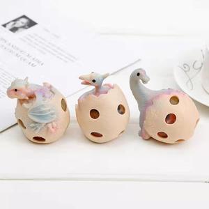 Juguetes Novedosos de la Fábrica Jincan, Juguetes Antiestrés para Niños con Forma de Dinosaurio, Rellenos de Cuentas TPR, Juguetes para Apretar - Product Image 1