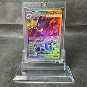 Cartes à collectionner holographiques arc-en-ciel de haute qualité, personnalisées, Mega Gengar EX, DIY, pour les fans de <span class=keywords><strong>Pokémon</strong></span> TCG, fabriquées par des fans, pour la collection des fans - Product Image 3