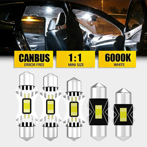 Vente en gros de nouveaux phares de voiture LED Festoon CSP 3570 haute puissance, 28 mm-41 mm, corps en aluminium, dissipation de chaleur, lampe de lecture intérieure 2W - Product Image 1
